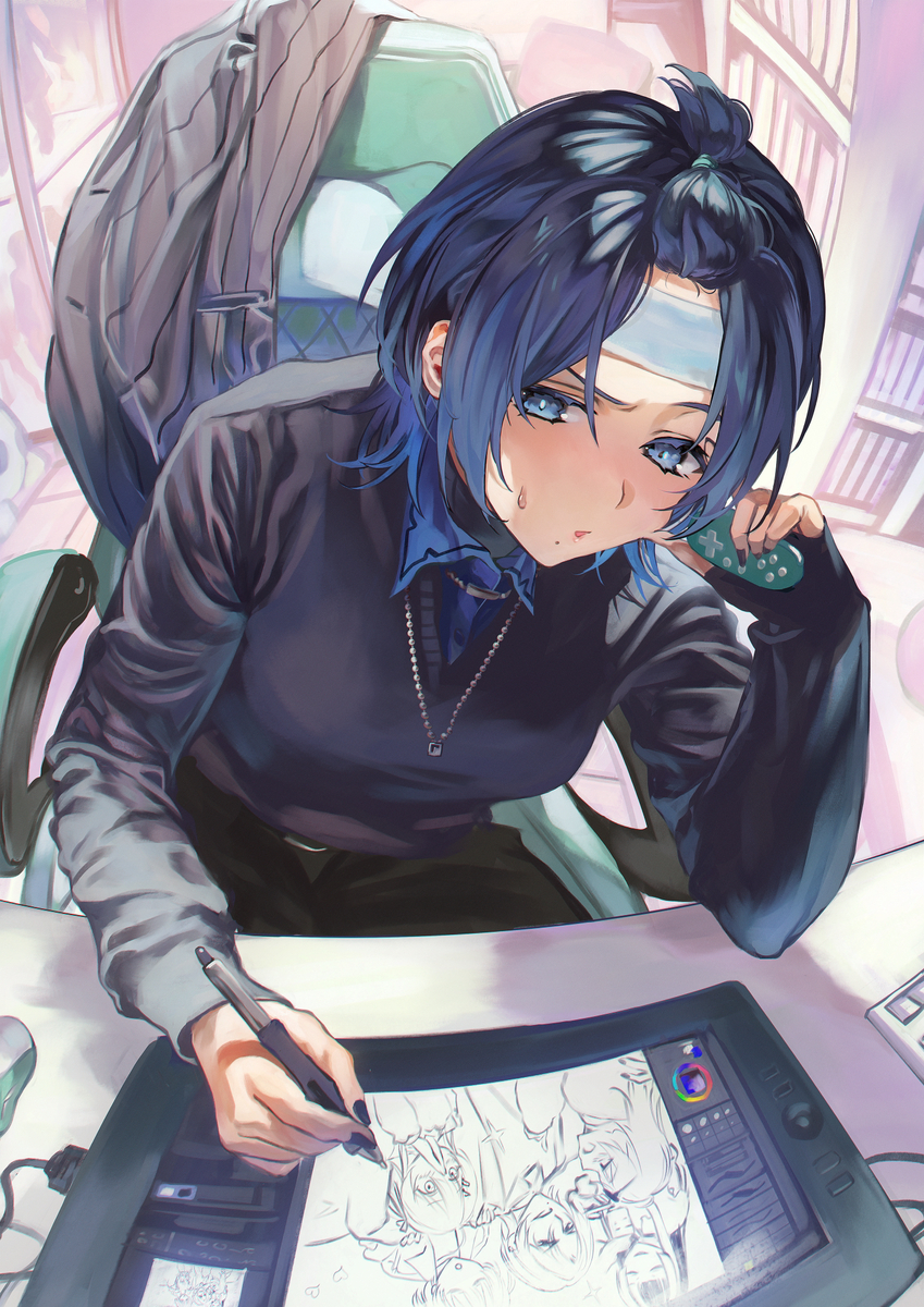 This is a pixiv picture whose title is Drawing.
