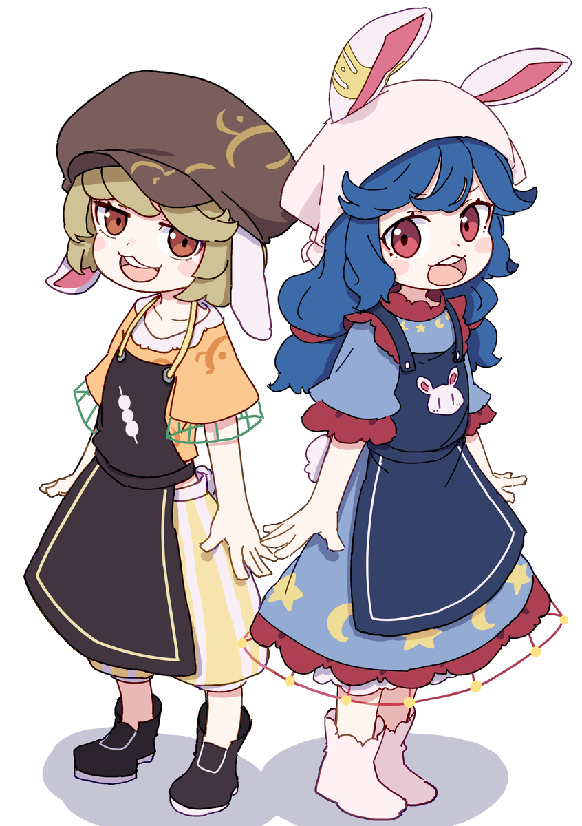 This is a pixiv picture whose title is 鈴瑚と清蘭.