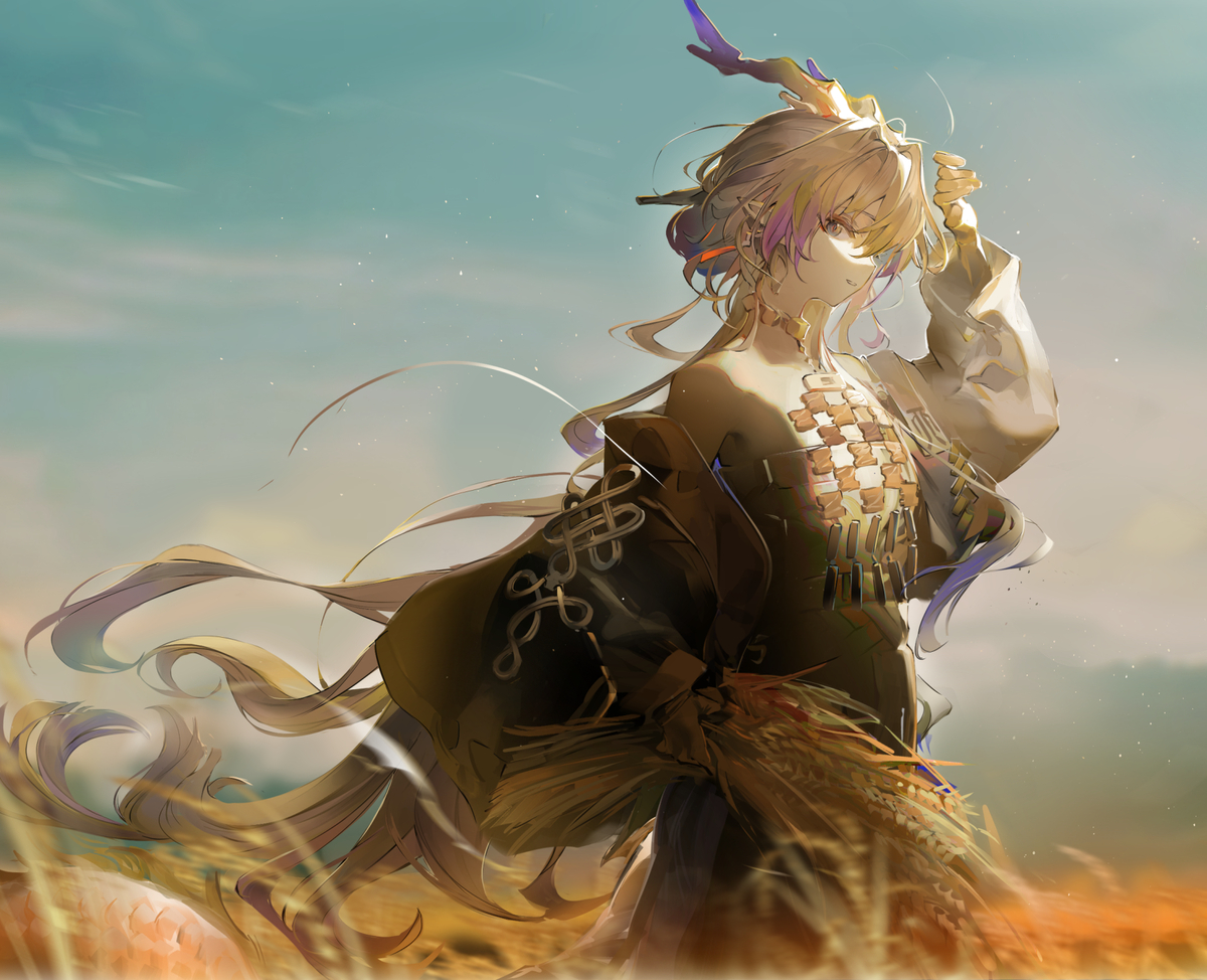 This is a pixiv picture whose title is 黍.