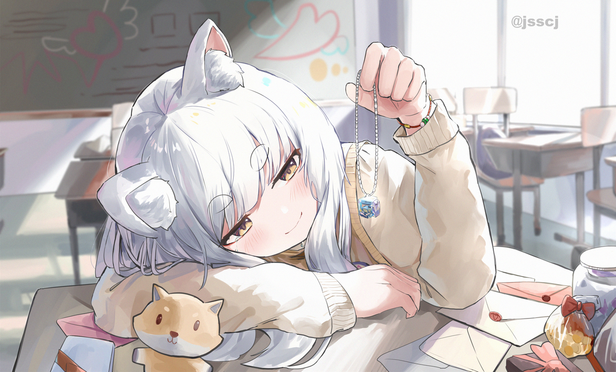 This is a pixiv picture whose title is 朋友委托的oc弦天珠.