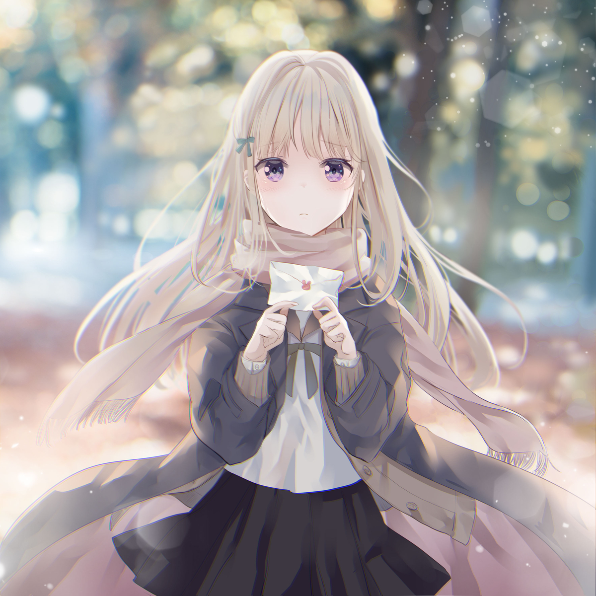 This is a pixiv picture whose title is 「受け取ってもらえますか？」.