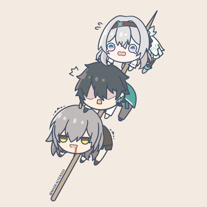 This is a pixiv picture whose title is 崩スタ団子.