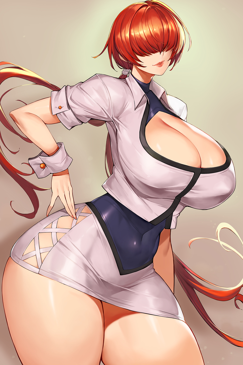 This is a pixiv picture whose title is kof shermie.