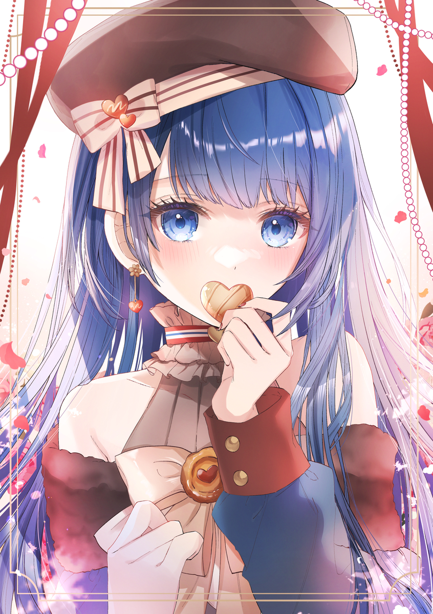 This is a pixiv picture whose title is バレンタイン遥ちゃん🍫.