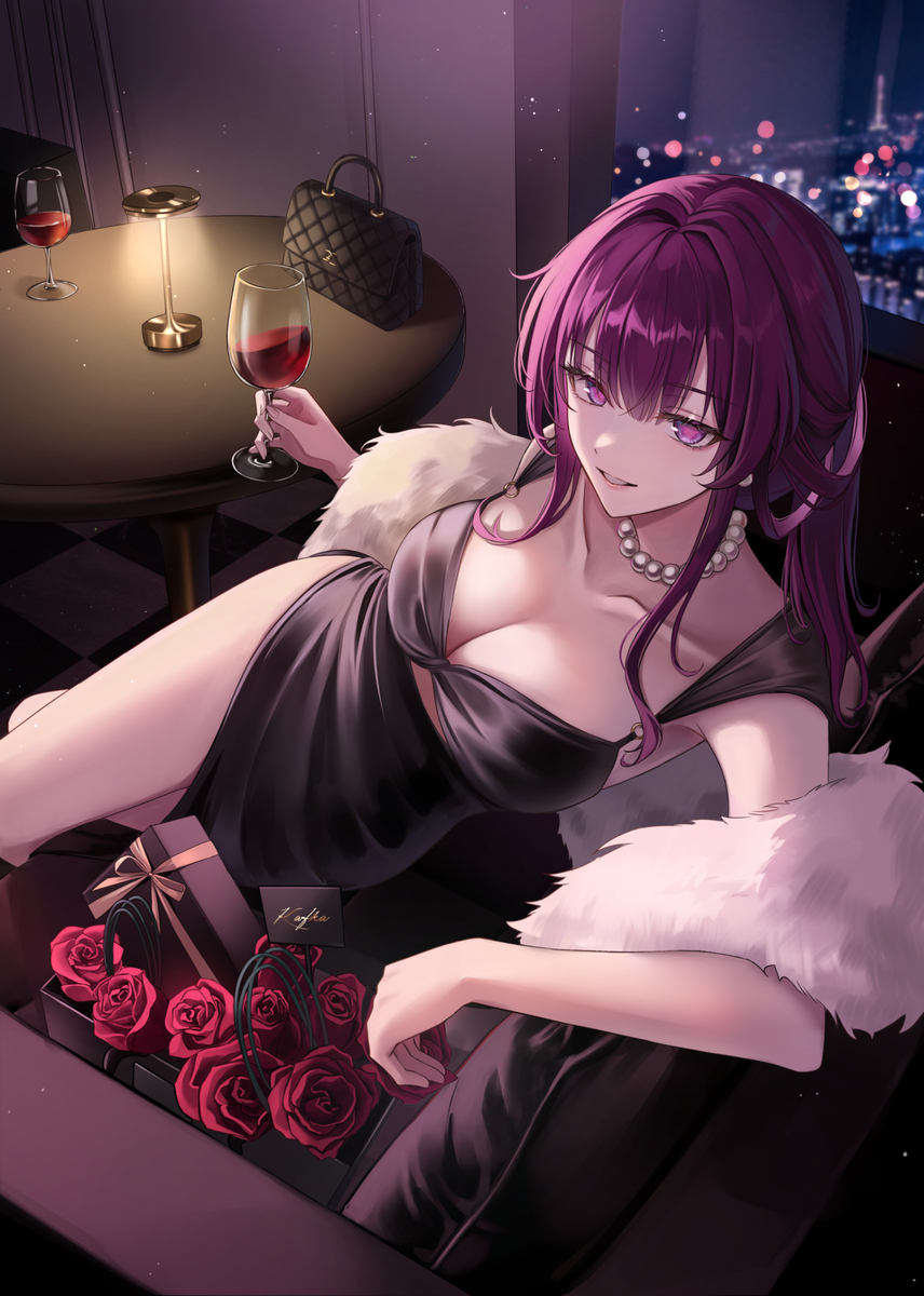 This is a pixiv picture whose title is Kafka.