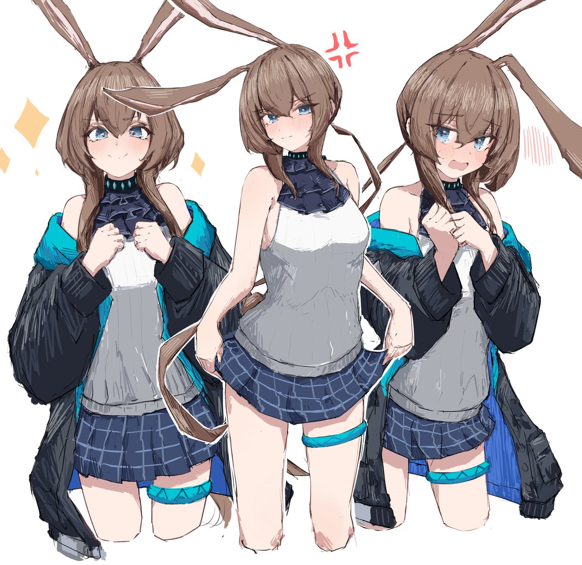 This is a pixiv picture whose title is 3 アーミヤ.