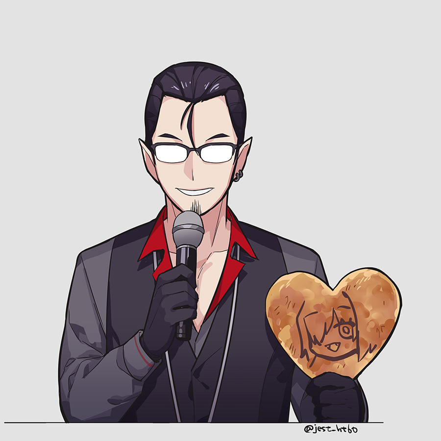 This is a pixiv picture whose title is このハートは割るわけにはいかない.