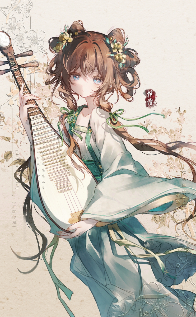 This is a pixiv picture whose title is 千呼万唤始出来.
