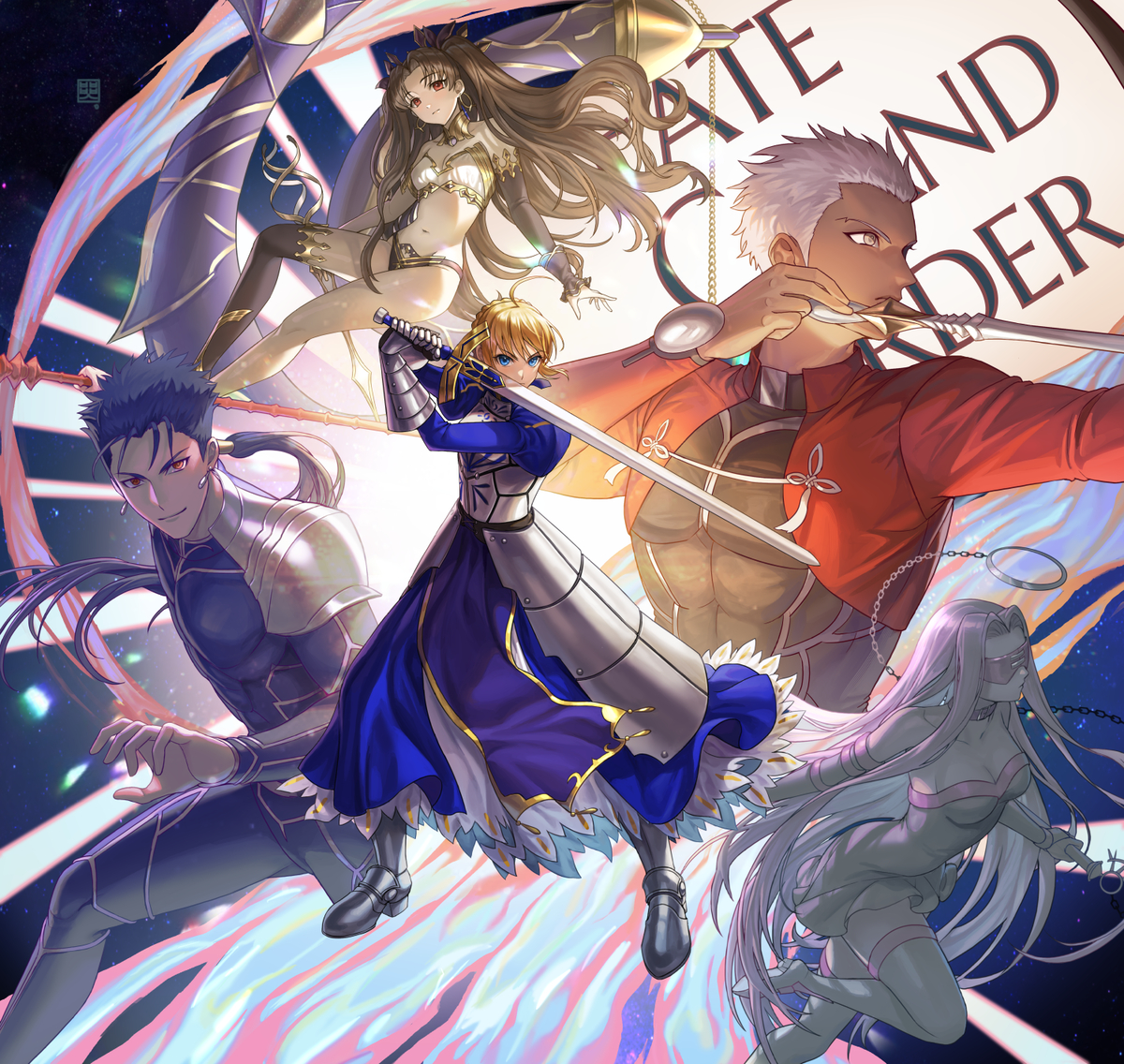 This is a pixiv picture whose title is ☆.