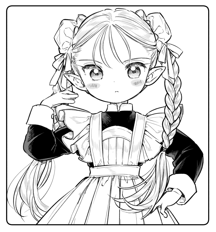 This is a pixiv picture whose title is ゆるエルフ落書きまとめ7.