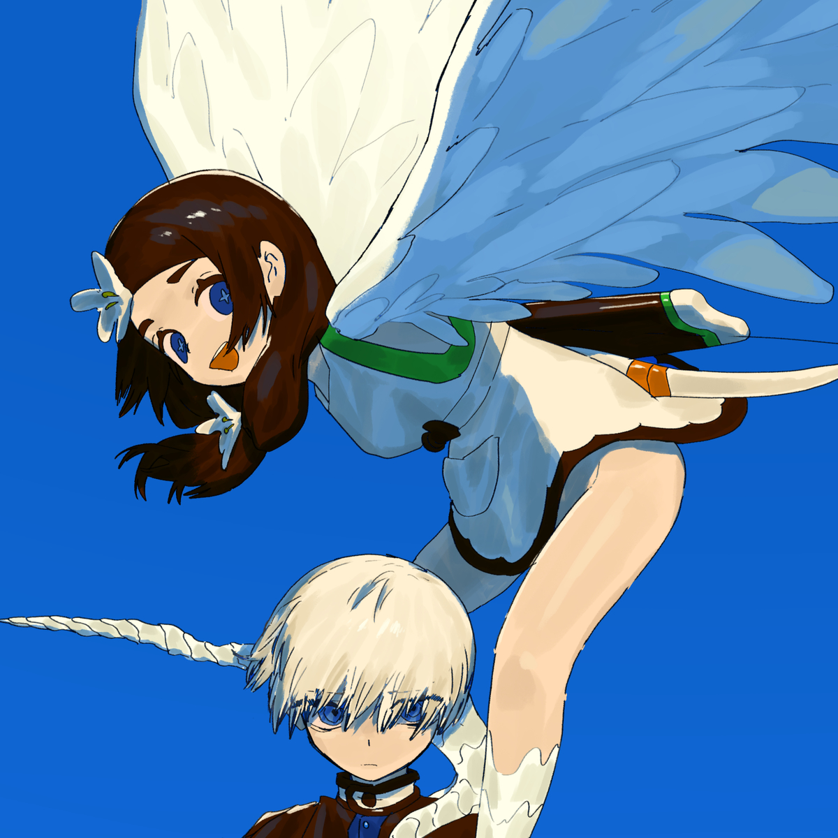 This is a pixiv picture whose title is 自主制作アニメ「荒野のメルヘノ」パイロット版公開中！.