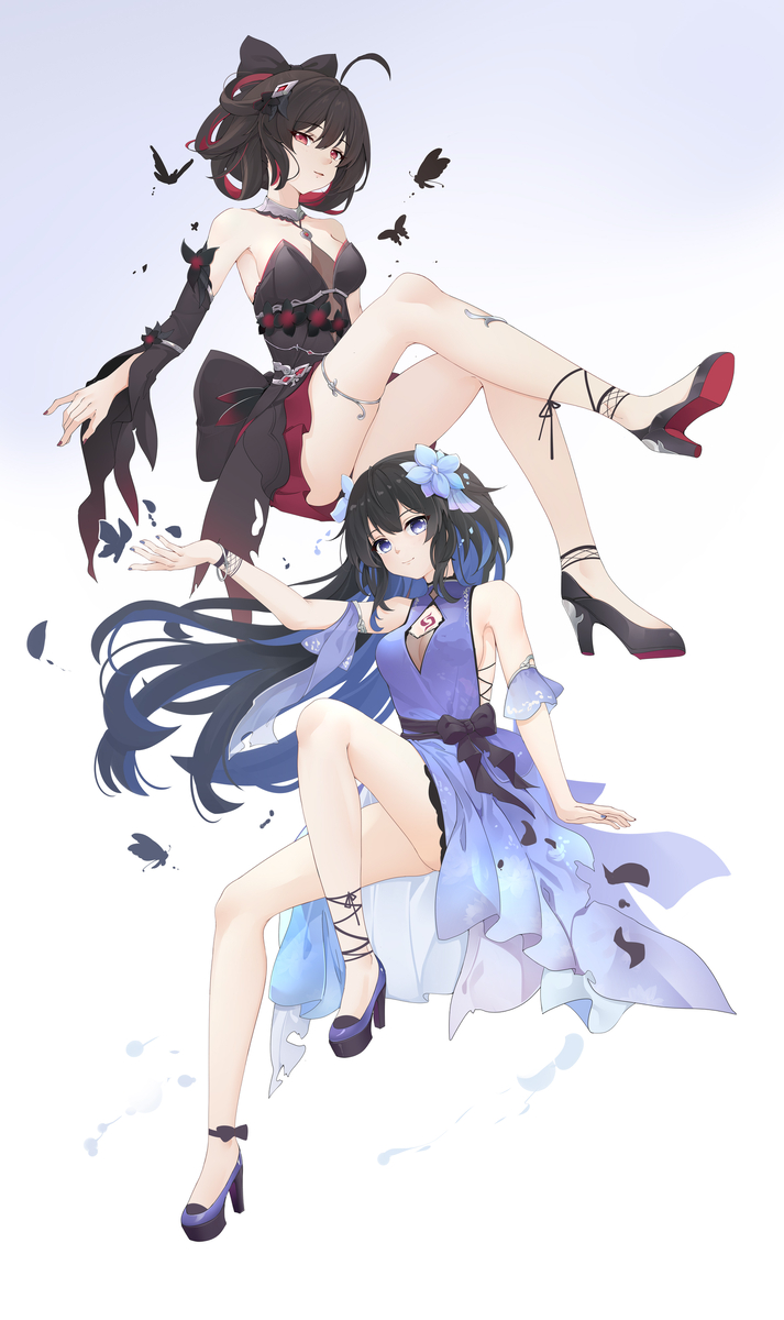 This is a pixiv picture whose title is 双希.