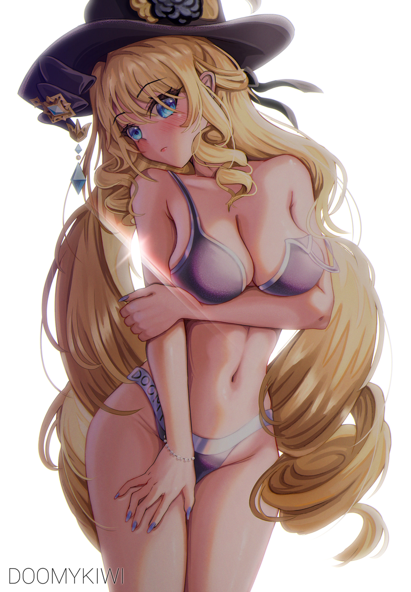 This is a pixiv picture whose title is Navia 😶‍🌫️ 2nd view +wip.