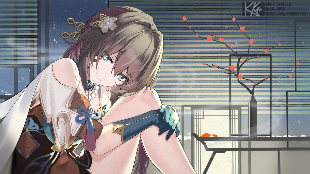 This is a pixiv picture whose title is 阮·梅.