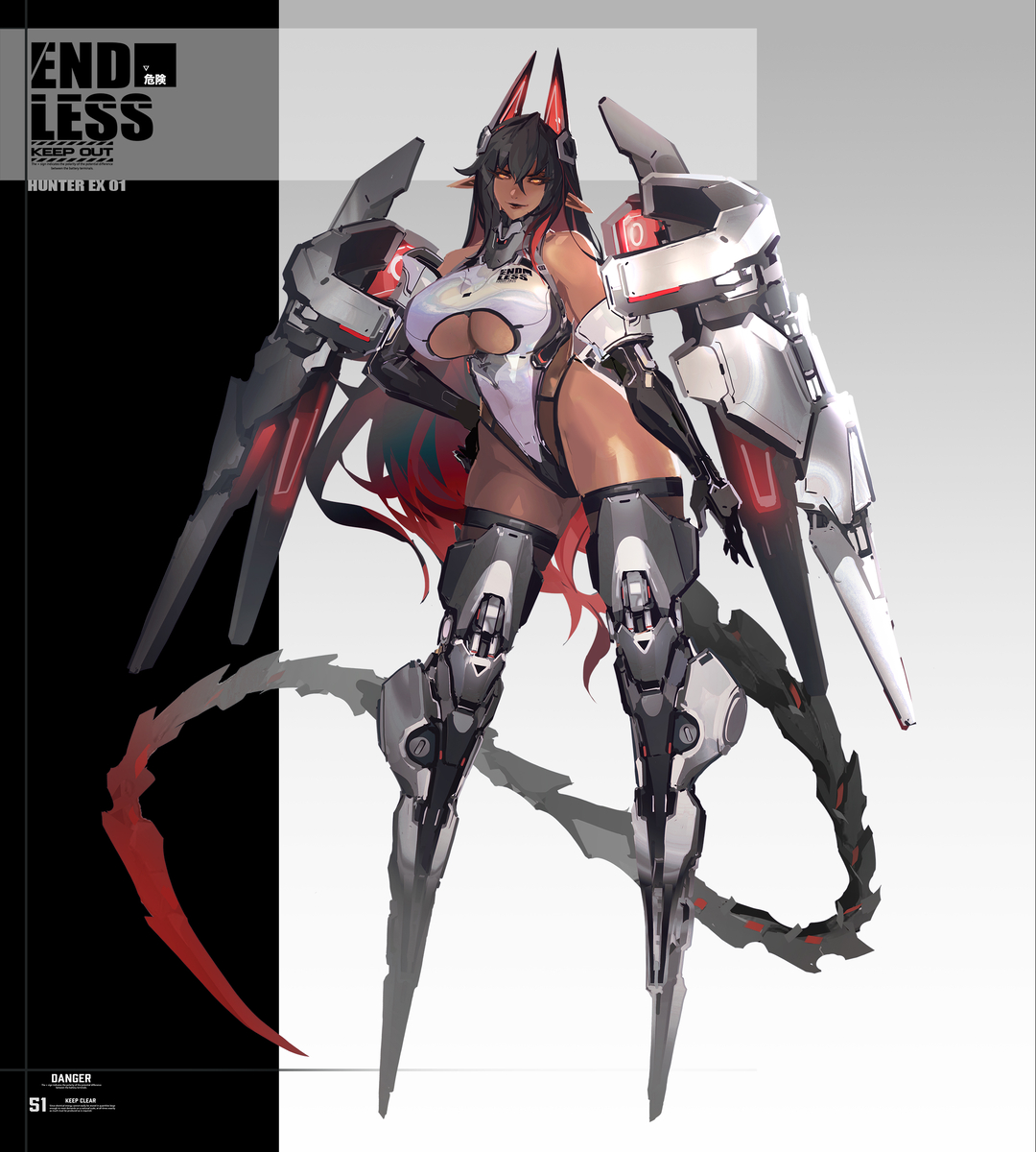 This is a pixiv picture whose title is DARK ELF.