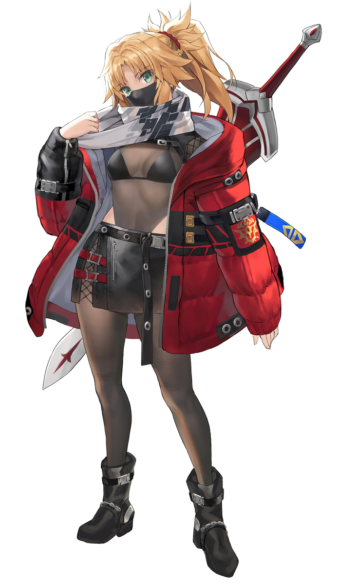 This is a pixiv picture whose title is モードレッドの冬衣装.