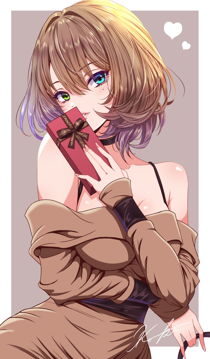This is a pixiv picture whose title is バレンタイン楓さん.