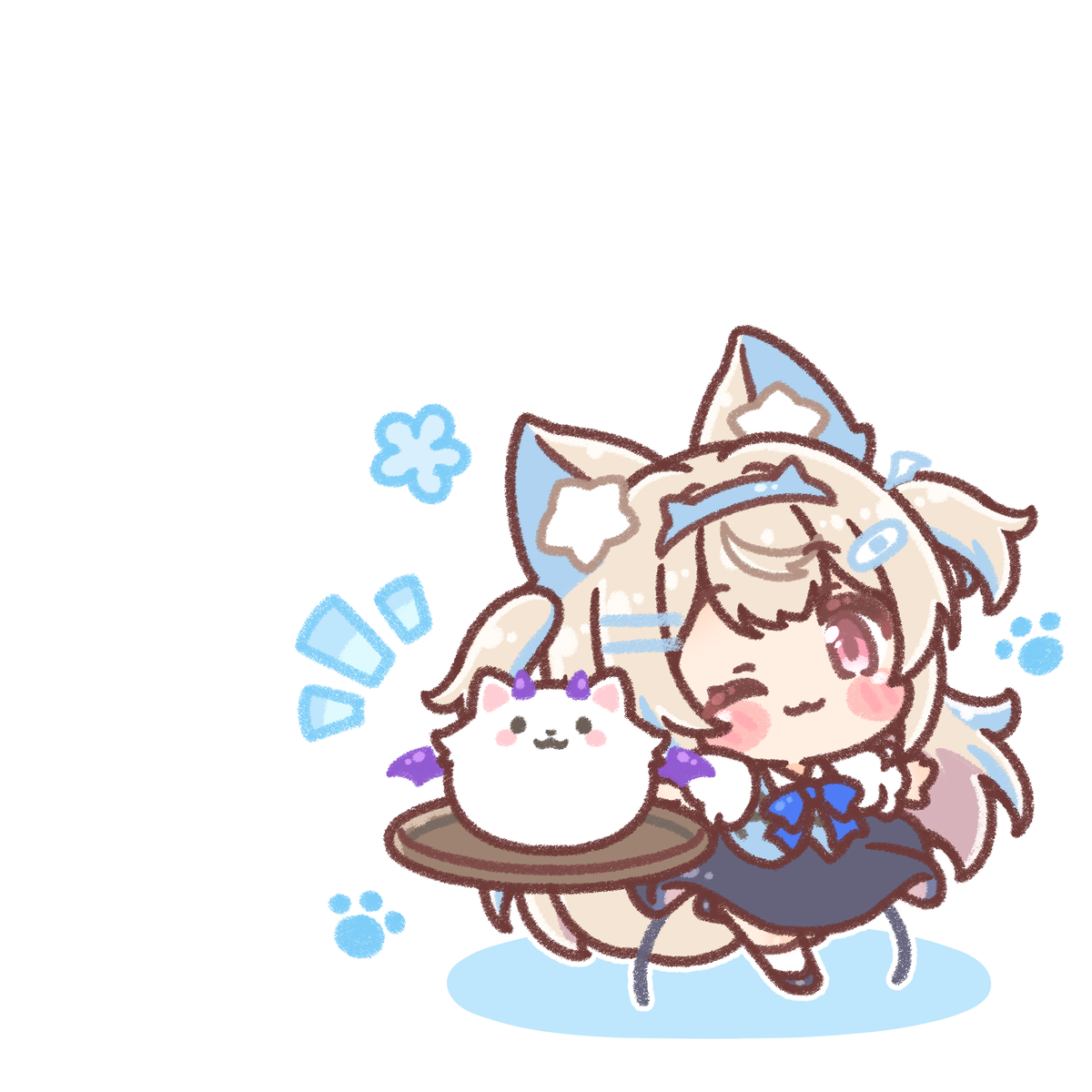 This is a pixiv picture whose title is Is the order a…？🐾.