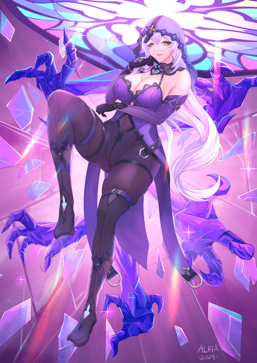 This is a pixiv picture whose title is Black Swan.