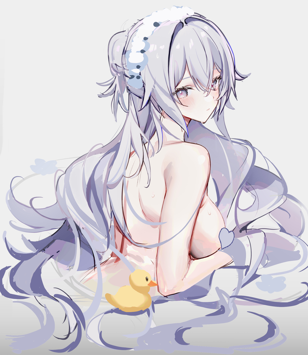 This is a pixiv picture whose title is 🛀.