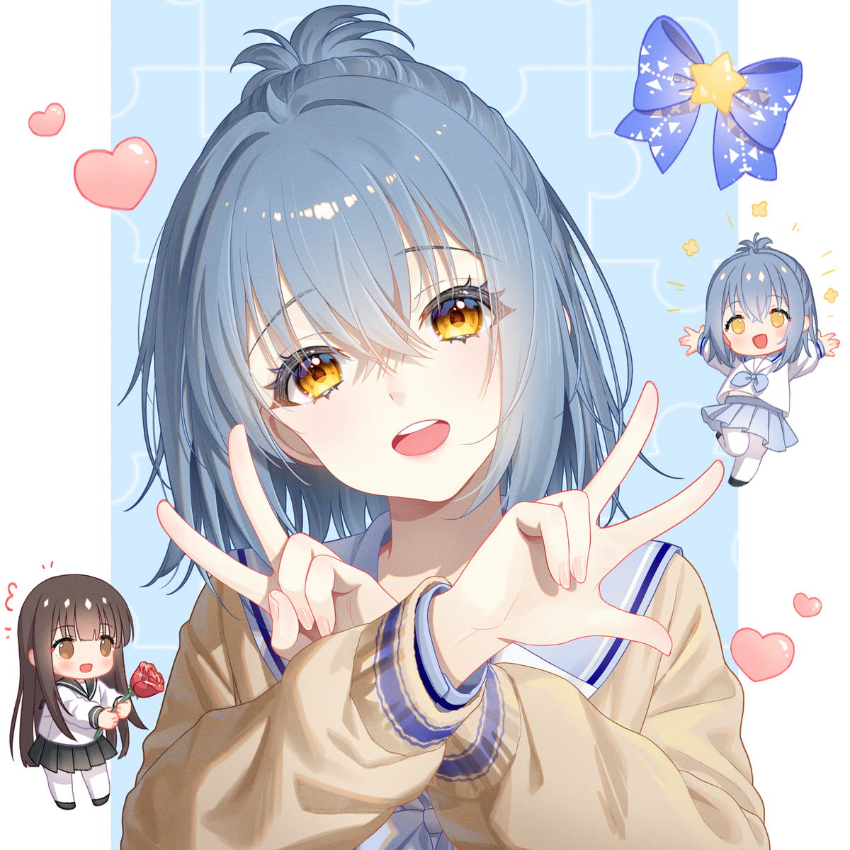 This is a pixiv picture whose title is VE.