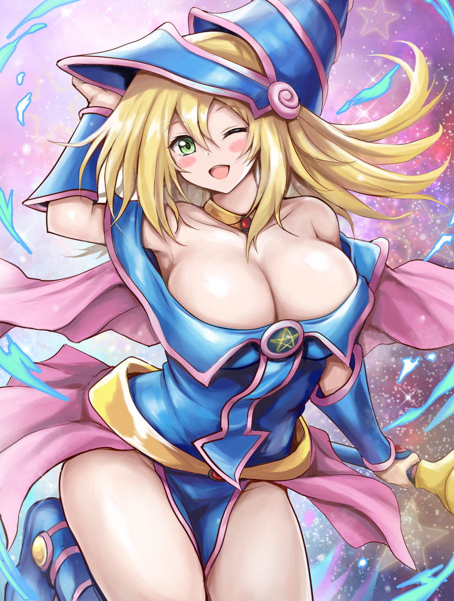 This is a pixiv picture whose title is ブラマジガール.
