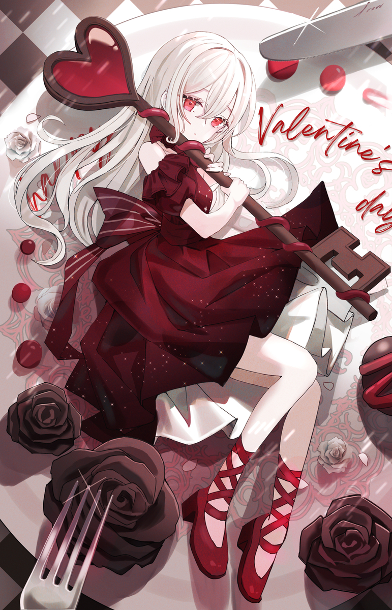 This is a pixiv picture whose title is ʜᴀᴘᴘʏ ᴠᴀʟᴇɴᴛɪɴᴇ ᴅᴀʏ.