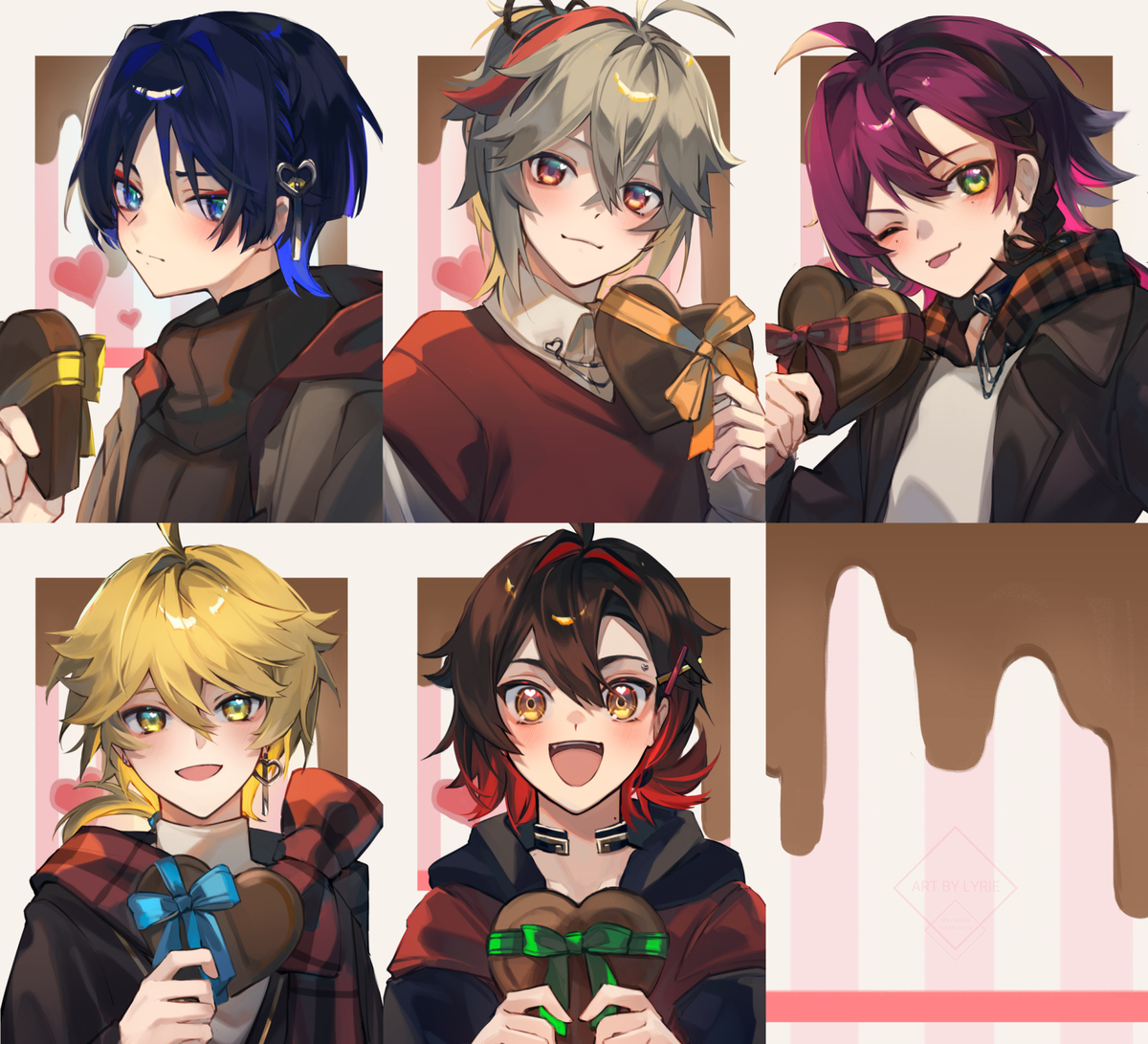 This is a pixiv picture whose title is ハッピーバレンタイン.
