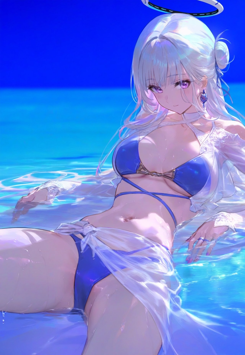 This is a pixiv picture whose title is 😊.