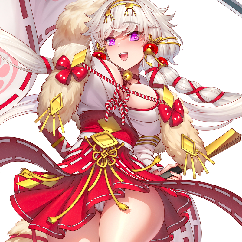 This is a pixiv picture whose title is 望月千代女.