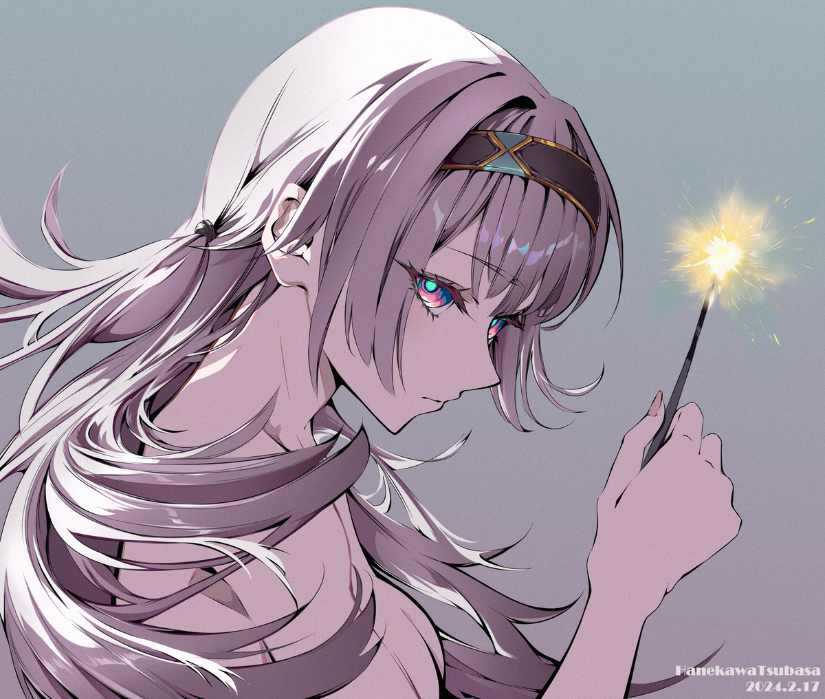 This is a pixiv picture whose title is 流萤2.