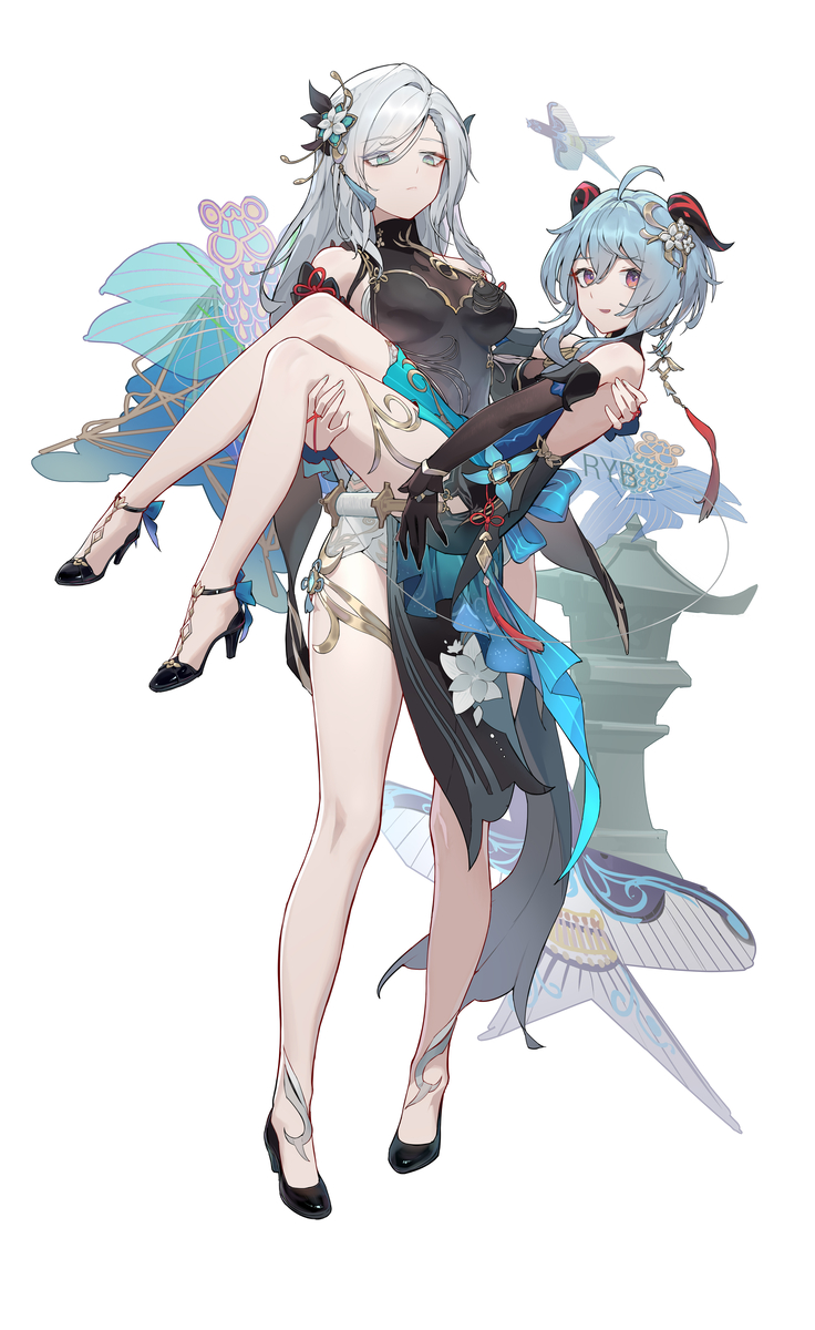 This is a pixiv picture whose title is 彩鹞栉春风.