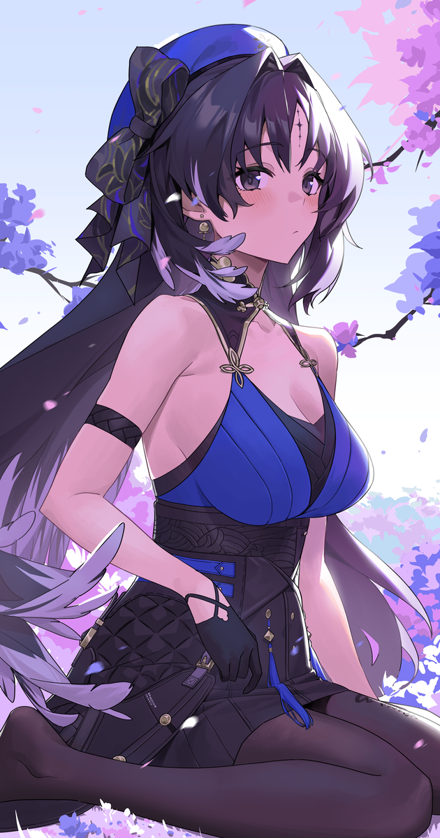 This is a pixiv picture whose title is 無題.