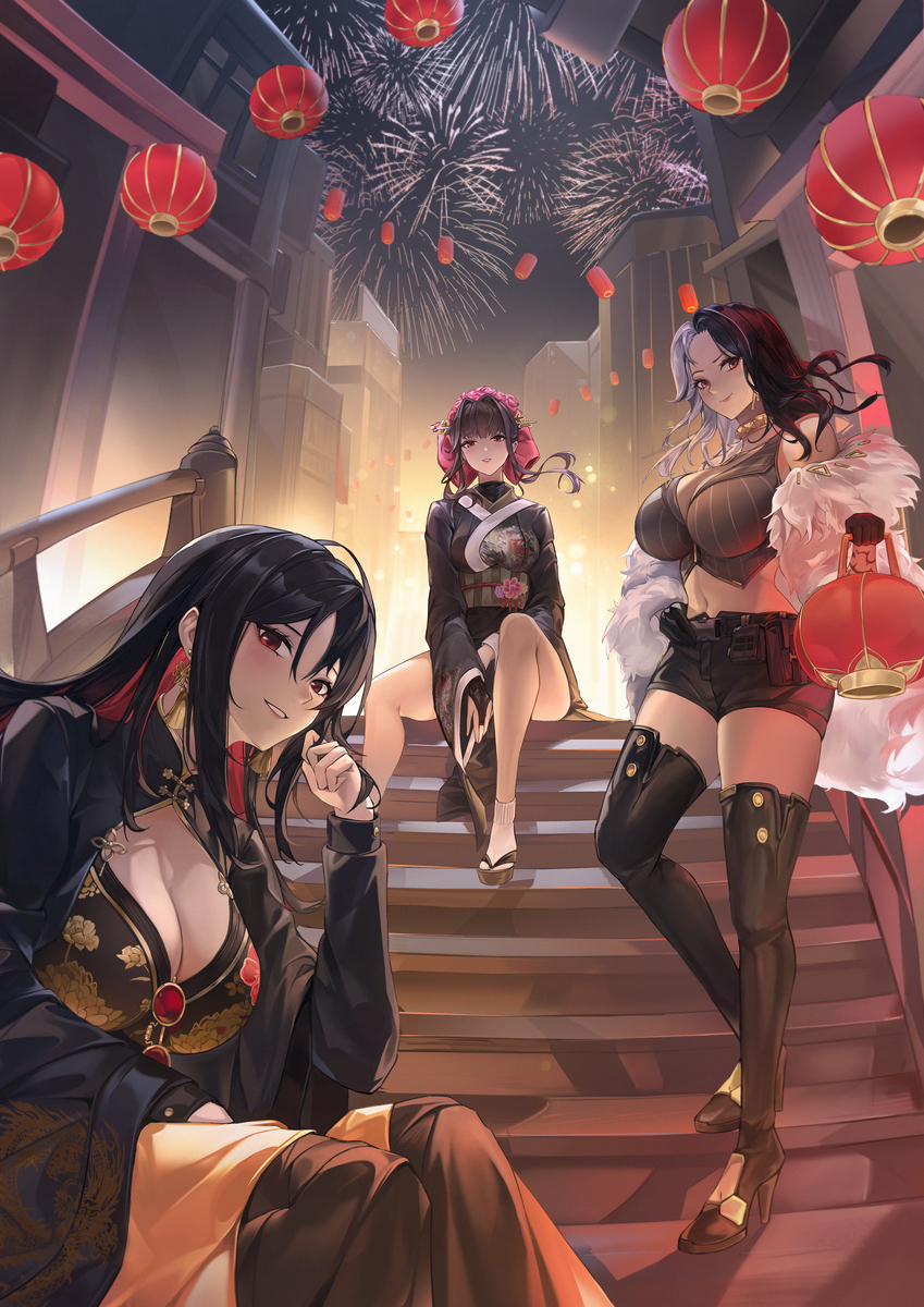 This is a pixiv picture whose title is アンダーワールドクイーン 旧正月.