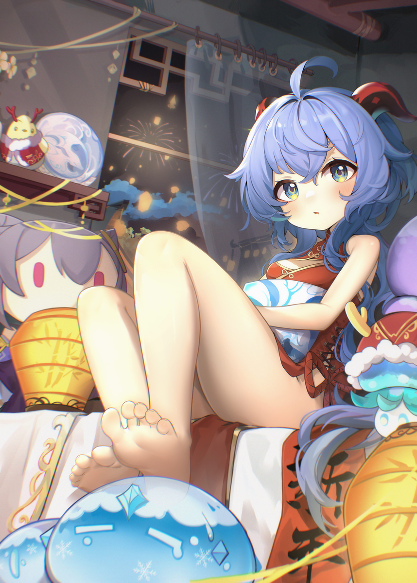 This is a pixiv picture whose title is 甘雨2024.