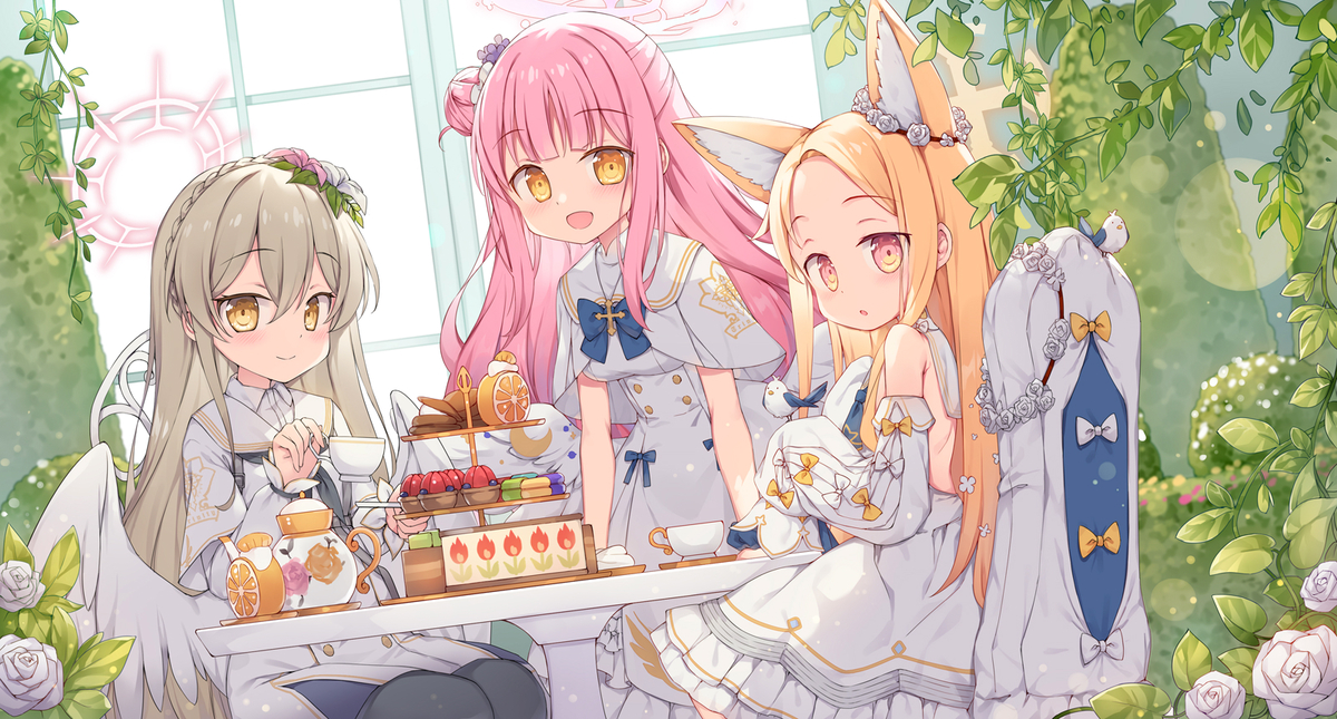 This is a pixiv picture whose title is TEA PARTY.