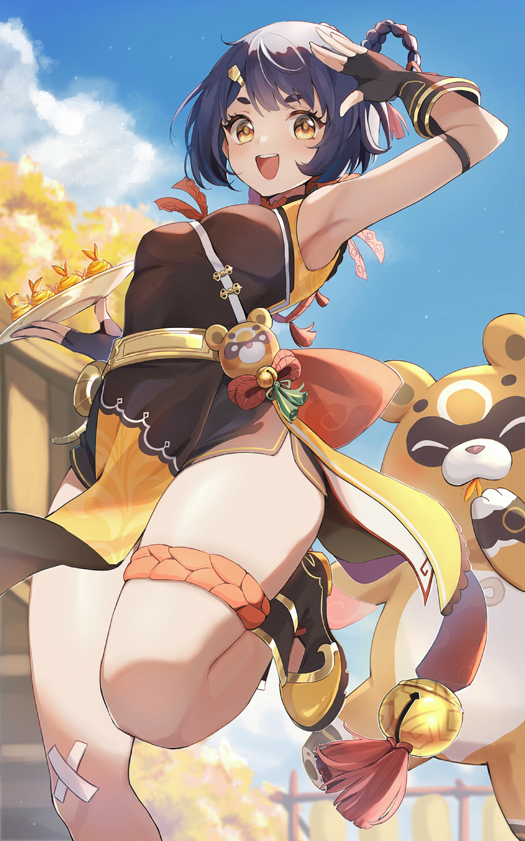 This is a pixiv picture whose title is 香菱.