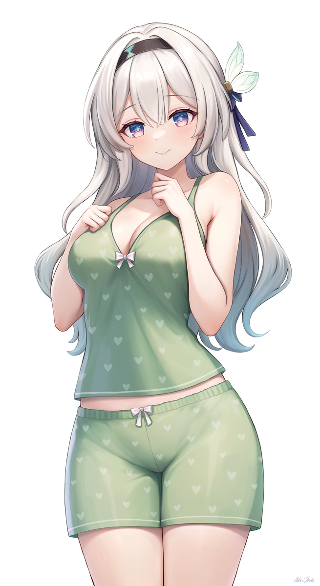 This is a pixiv picture whose title is Firefly in pajamas.