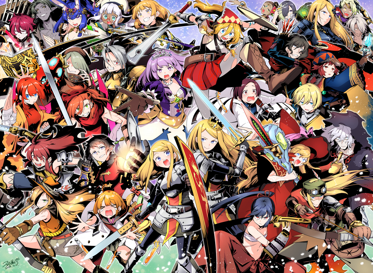 This is a pixiv picture whose title is 初太刀の高揚.