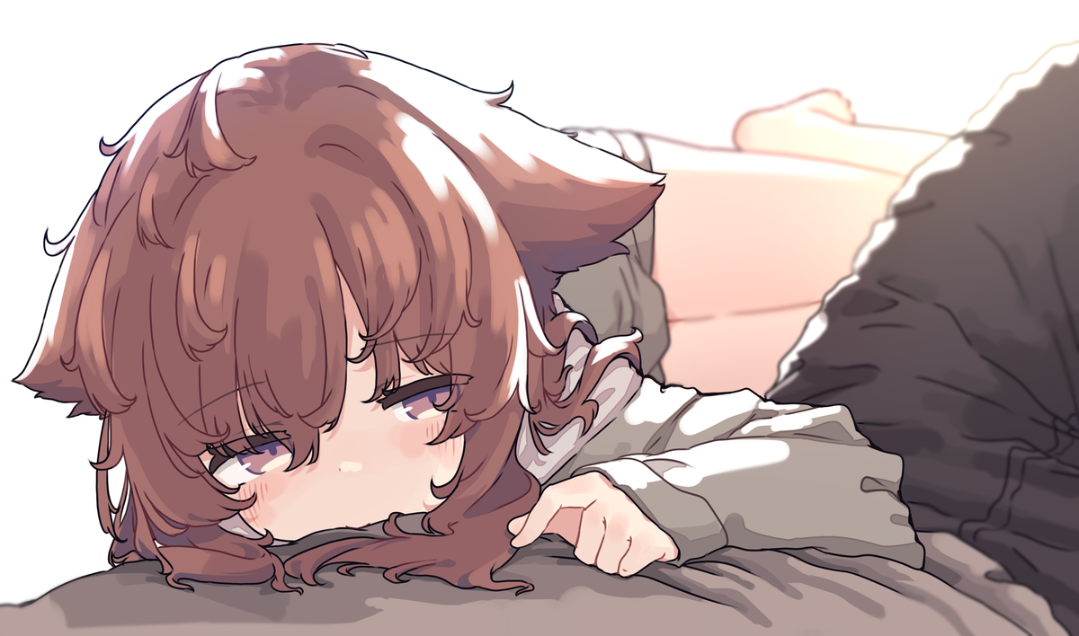 This is a pixiv picture whose title is たまには甘えたい.