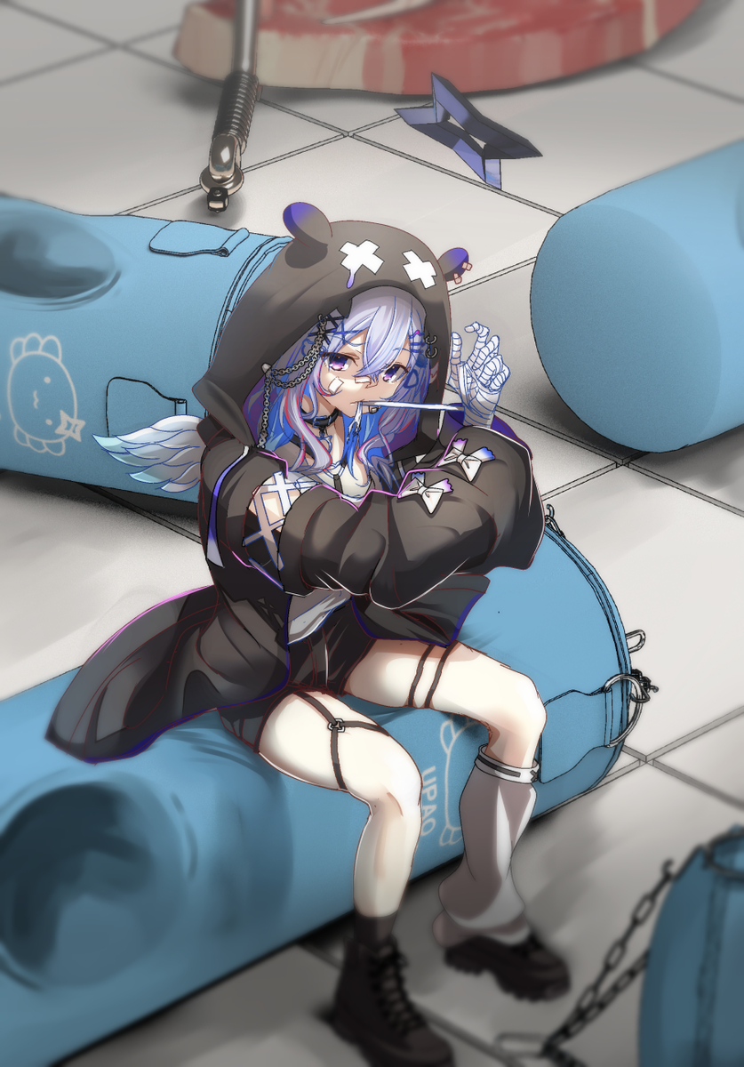 This is a pixiv picture whose title is 殴りつぶしちゃうぞ⭐︎.
