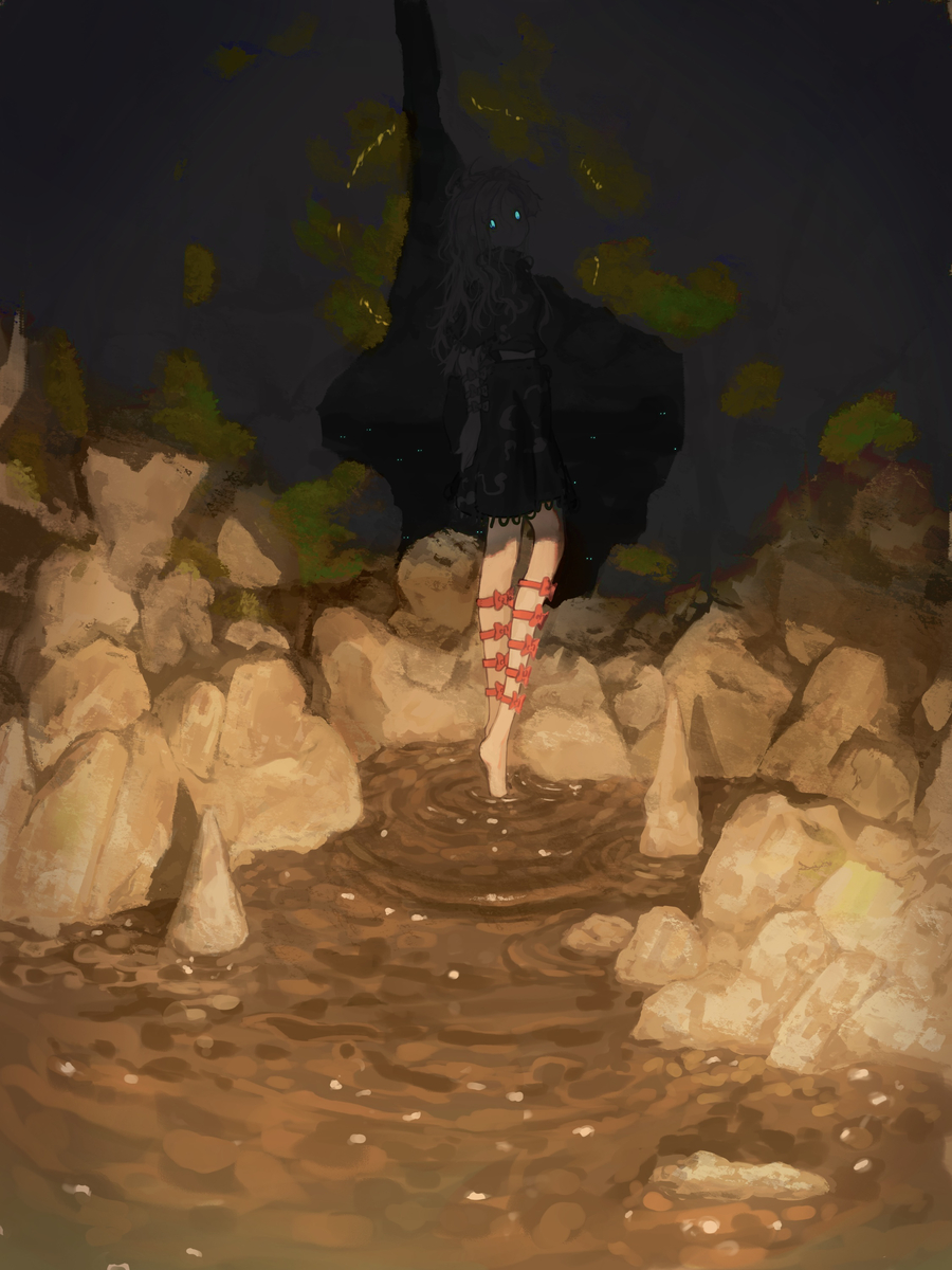 This is a pixiv picture whose title is ひかりごけ.