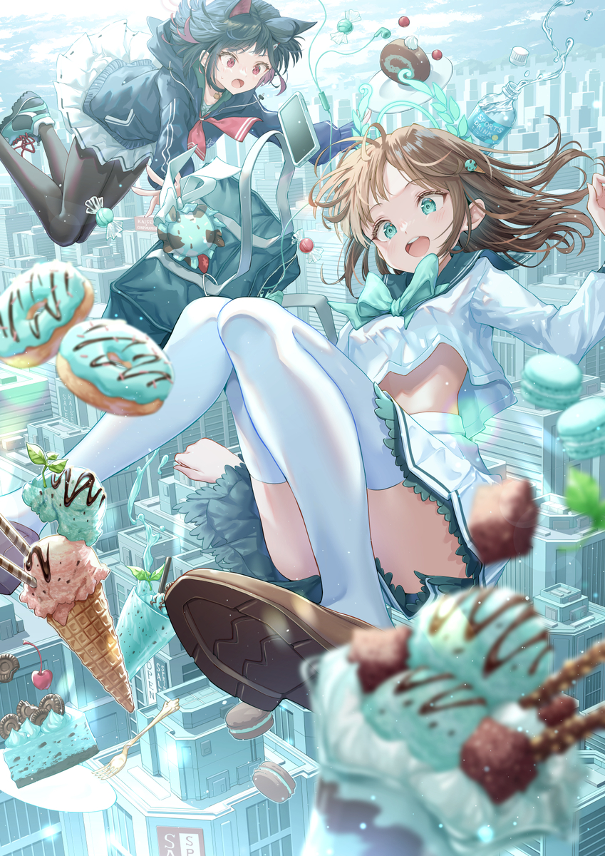 This is a pixiv picture whose title is CHOCOMINT DREAM.