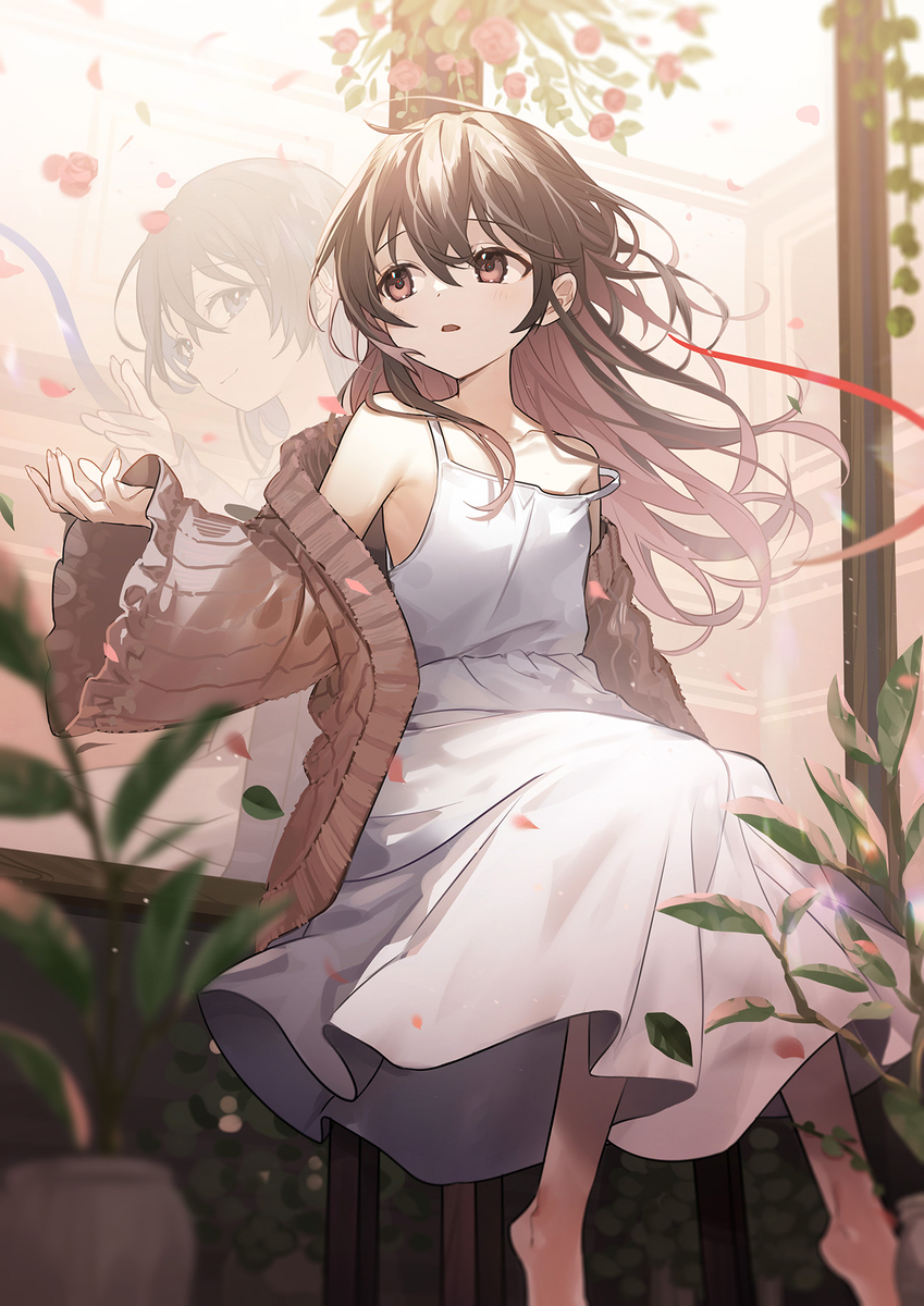 This is a pixiv picture whose title is connect.