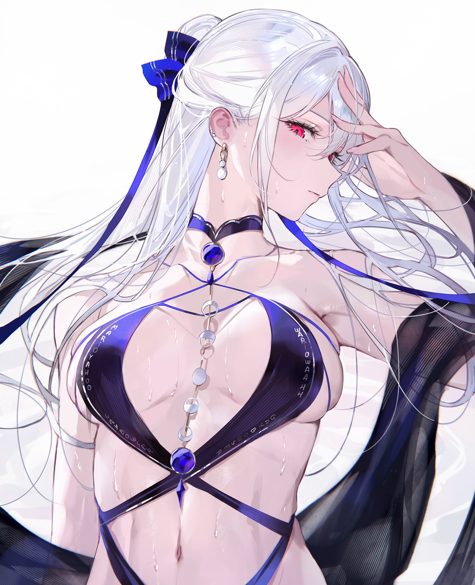 This is a pixiv picture whose title is 鏡流.