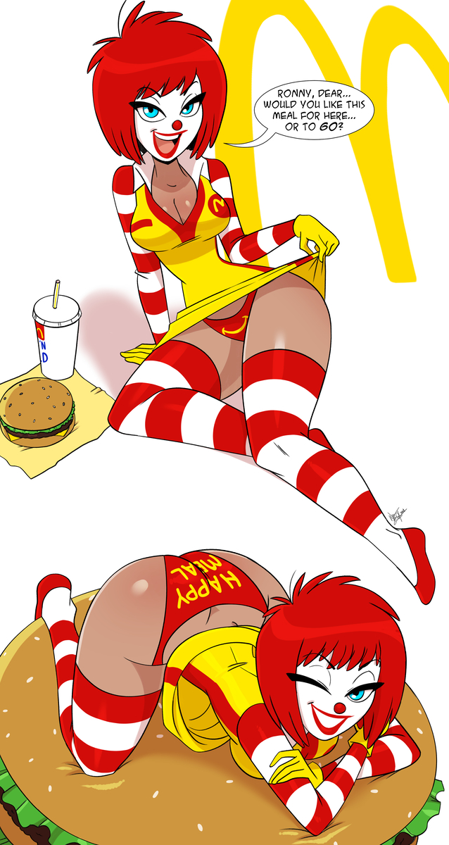 This is a pixiv picture whose title is Did Somebody Say McDonald's.