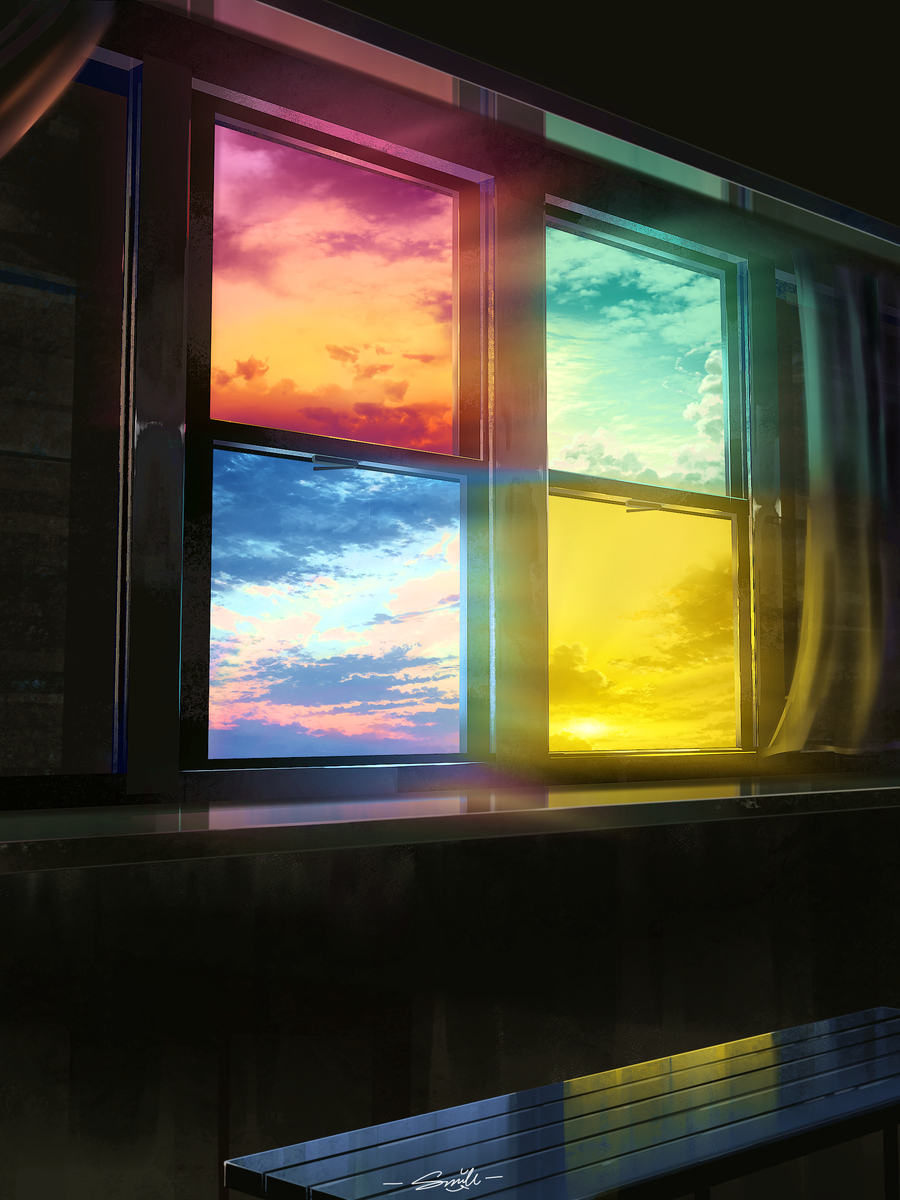 This is a pixiv picture whose title is ウインドウズ.
