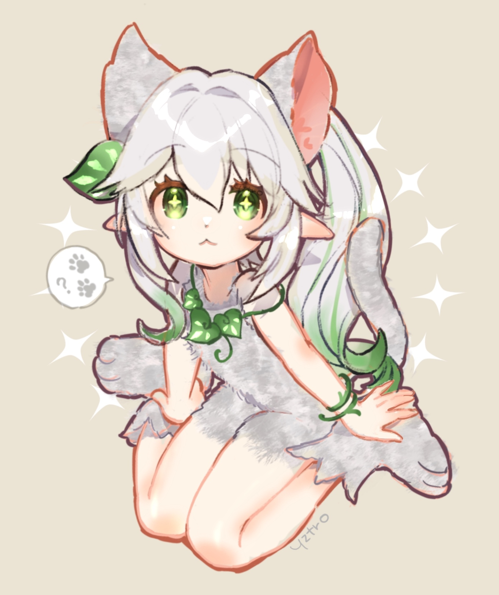 This is a pixiv picture whose title is 猫の日.
