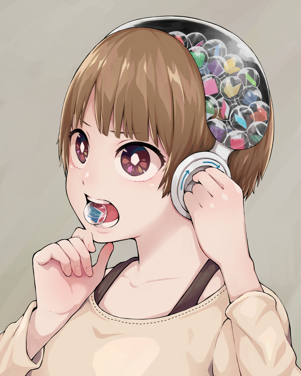 This is a pixiv picture whose title is なにがでるかな？.
