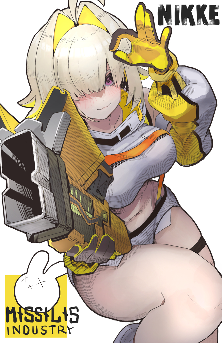 This is a pixiv picture whose title is エレグちゃん可愛すぎて描いちゃった 太ももはいいぞ.